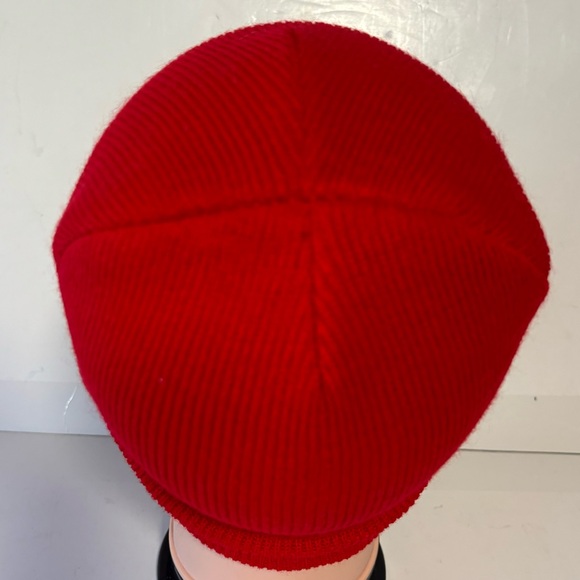 CHILDS Red Beanie Toboggan Hat Cap Sock Hat EUC - Picture 5 of 6